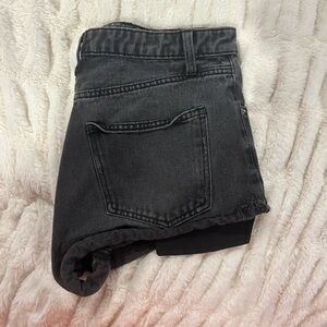 Black Jean shorts from target